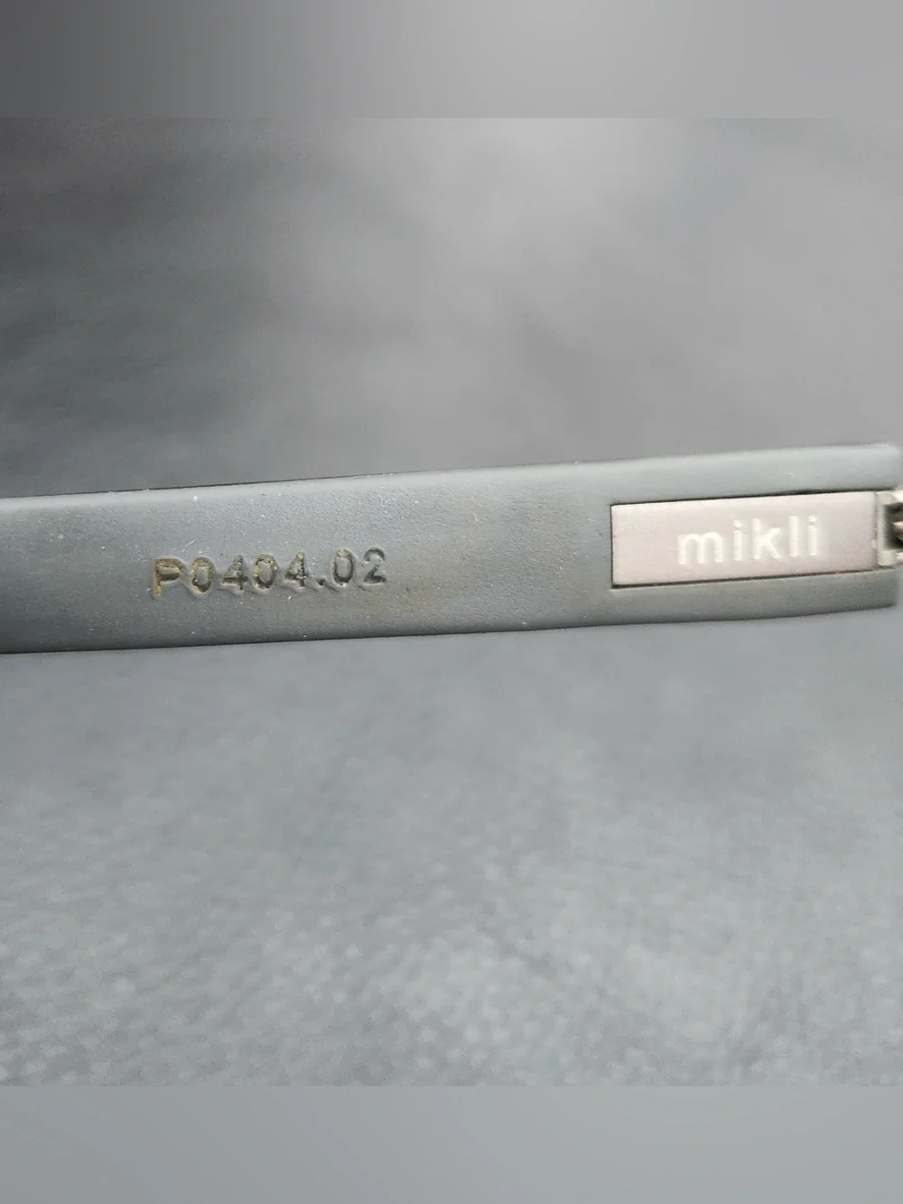 ALAIN MIKLI STARCK Silver Grey Sunglasses